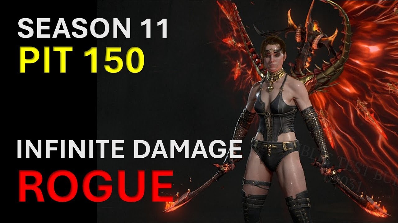 Diablo 4 Season 11 Pit 150 - Dance of Knives Rogue, Infinite Bugged Damage Explained