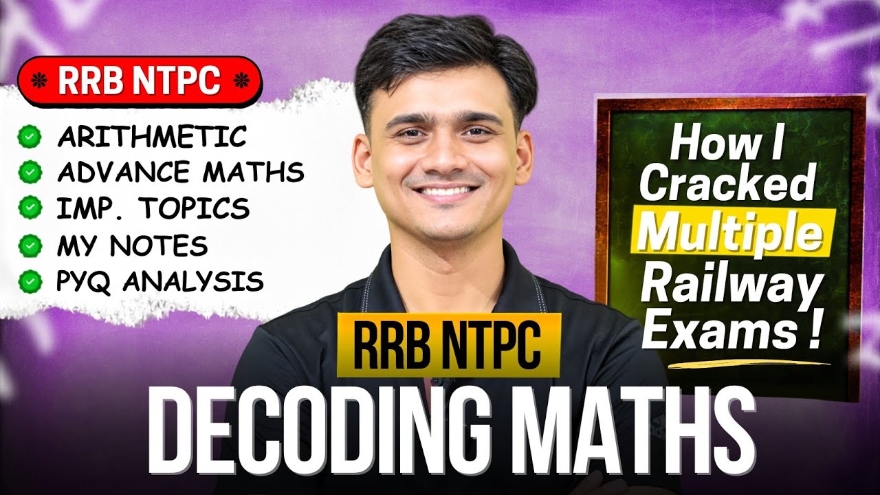 RRB NTPC Complete Maths Strategy | How to clear RRB NTPC 2026 in First Attempt | RRB NTPC Strategy
