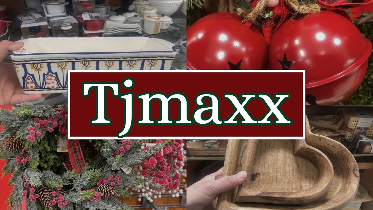 NEW FINDS TJ MAXX CHRISTMAS 2025 🌲✨!!!  SHOP WITH ME FOR HOME DECOR .
