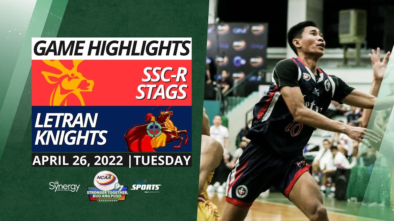 Letran Knights vs SSC-R Stags | Game Highlights | April 26. 2022 | NCAA Season 97