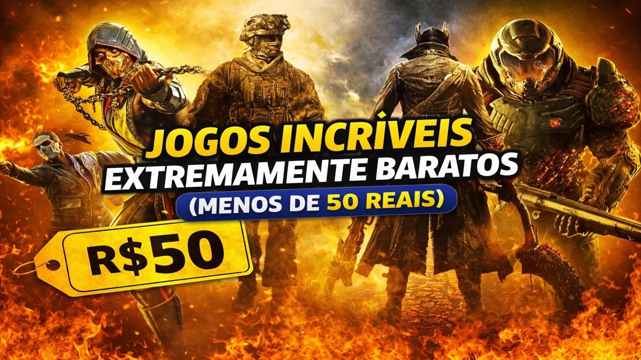 JOGOS INCRÍVEIS por MENOS de 50 REAIS! Você Precisa Jogar!
