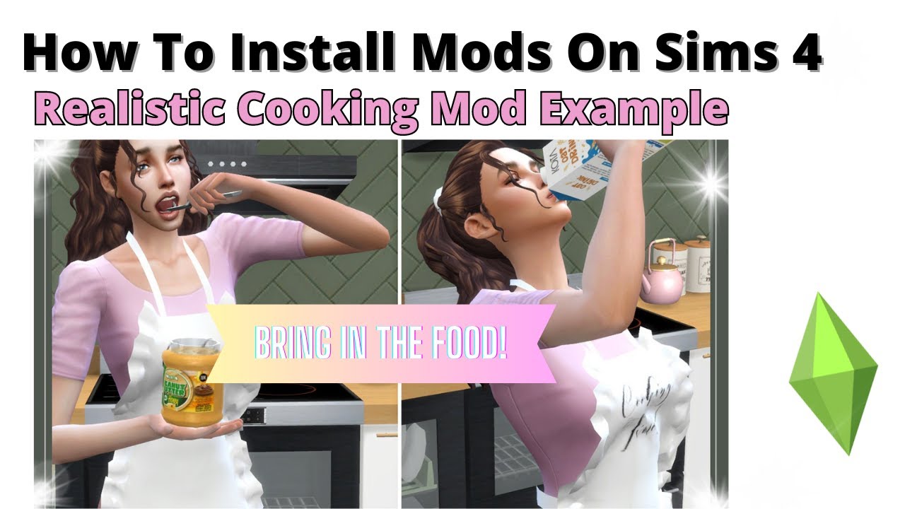 How To Install Realistic Cooking Mod For Sims 4 | 2023