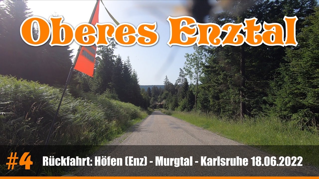 Radurlaub Oberes Enztal - Teil 4/4: schweißtreibende Rückfahrt