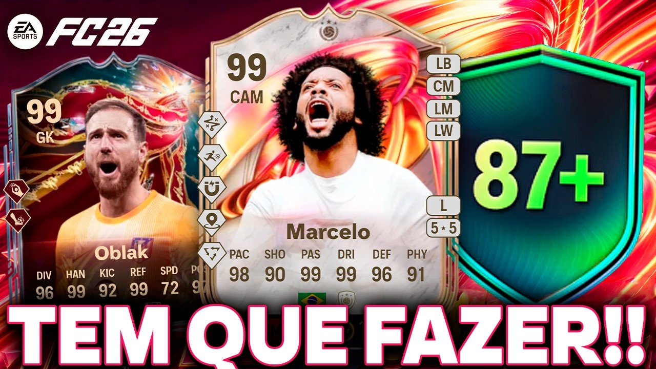 FC 26 | 🔥 NOVO DME QUE VOC&Ecirc; PRECISA FAZER!!! DME OBLACK, MARCELO E MELHORIAS
