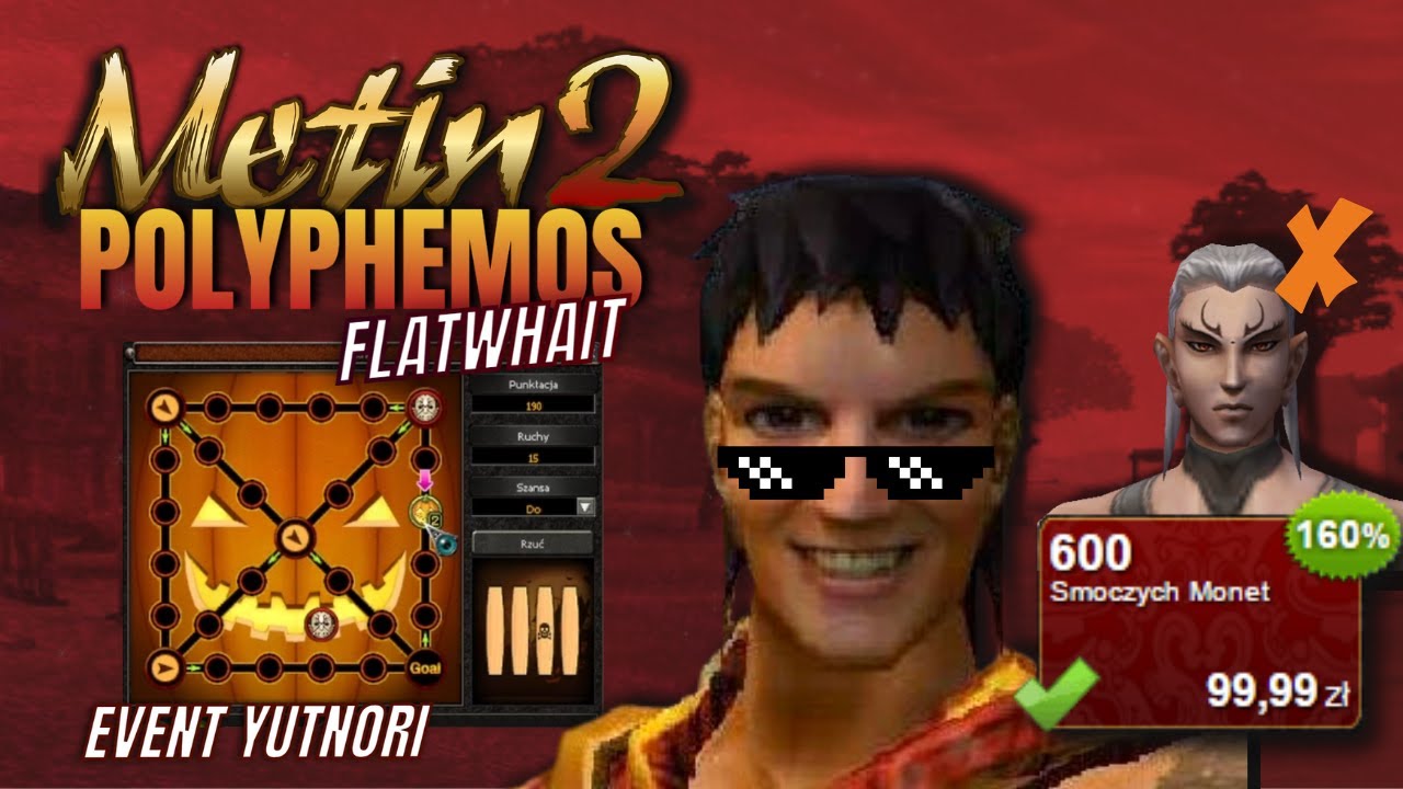 Metin2.pl Polyphemos #1 SURA NA START NIE ODDAJE? JAK ZACZĄŁEM? 100ZŁ W IS