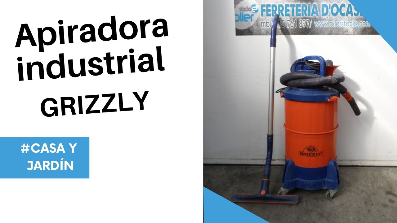 ASPIRADORA INDUSTRIAL, PROFESIONAL GRIZZLY