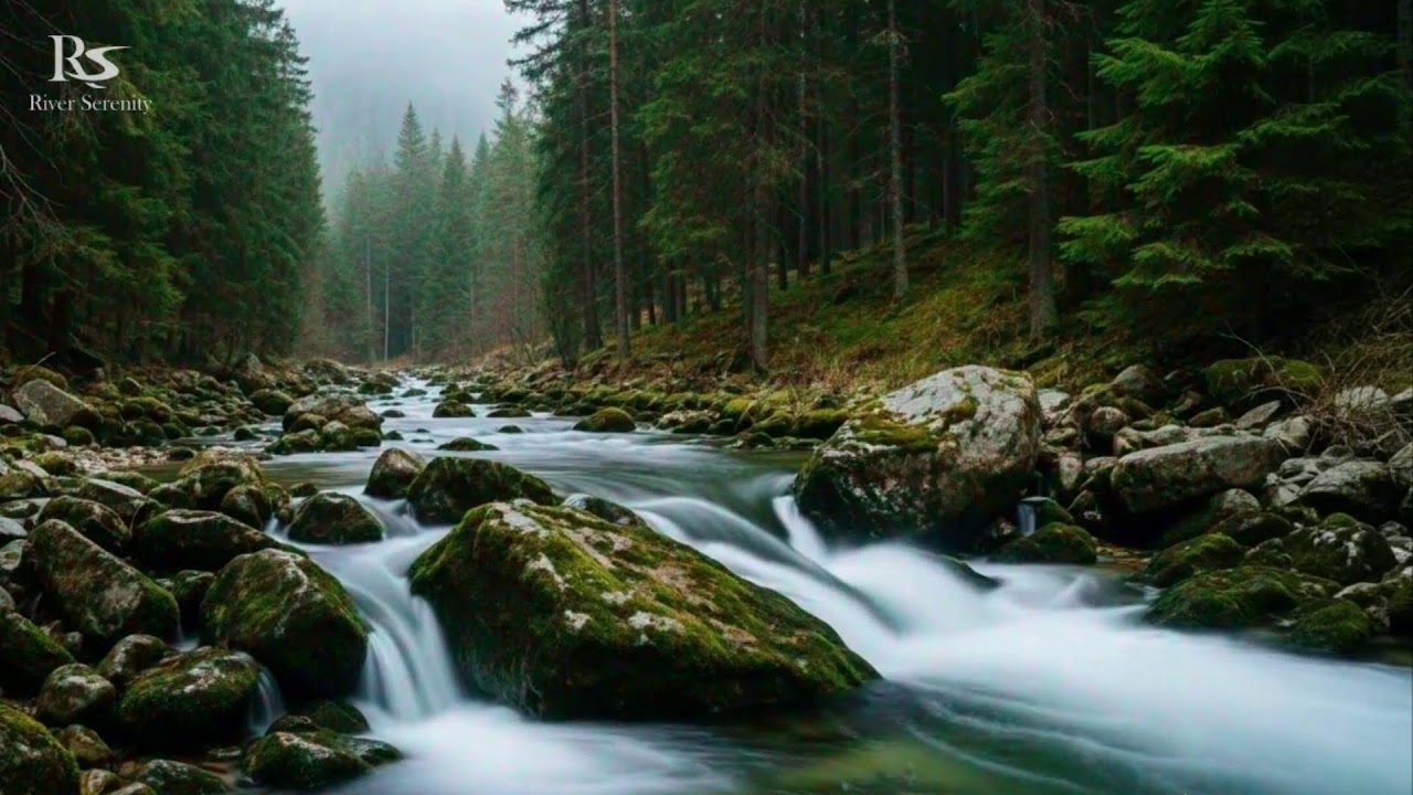 Distant River Sounds for Sleep &ndash; Soft Flowing Water Ambience for Deep Rest and Mental Calm