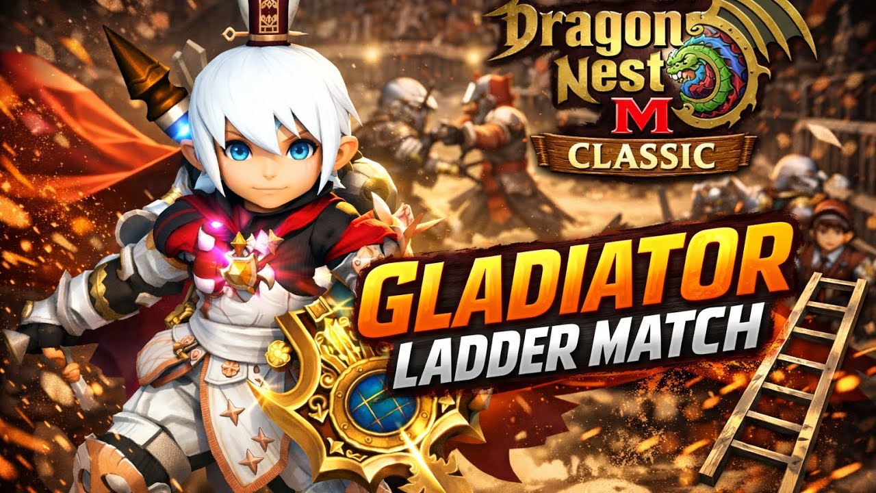 Dragon Nest M Classic Gladiator Ladder Match Vs High Rank Player