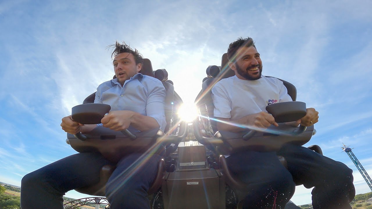 Eerste ritje Dimitri Vegas op 'The Ride to Happiness by Tomorrowland'
