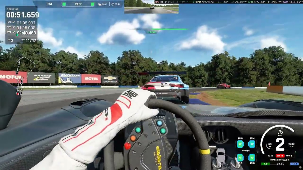 Assetto Corsa EVO 2026 02 15     Watkins Glen  gt3 +  dallara exp  1 30 162