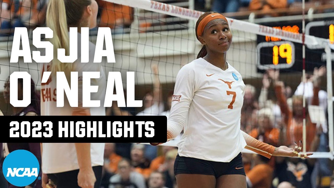 Asjia O'Neal 2023 NCAA volleyball tournament highlights