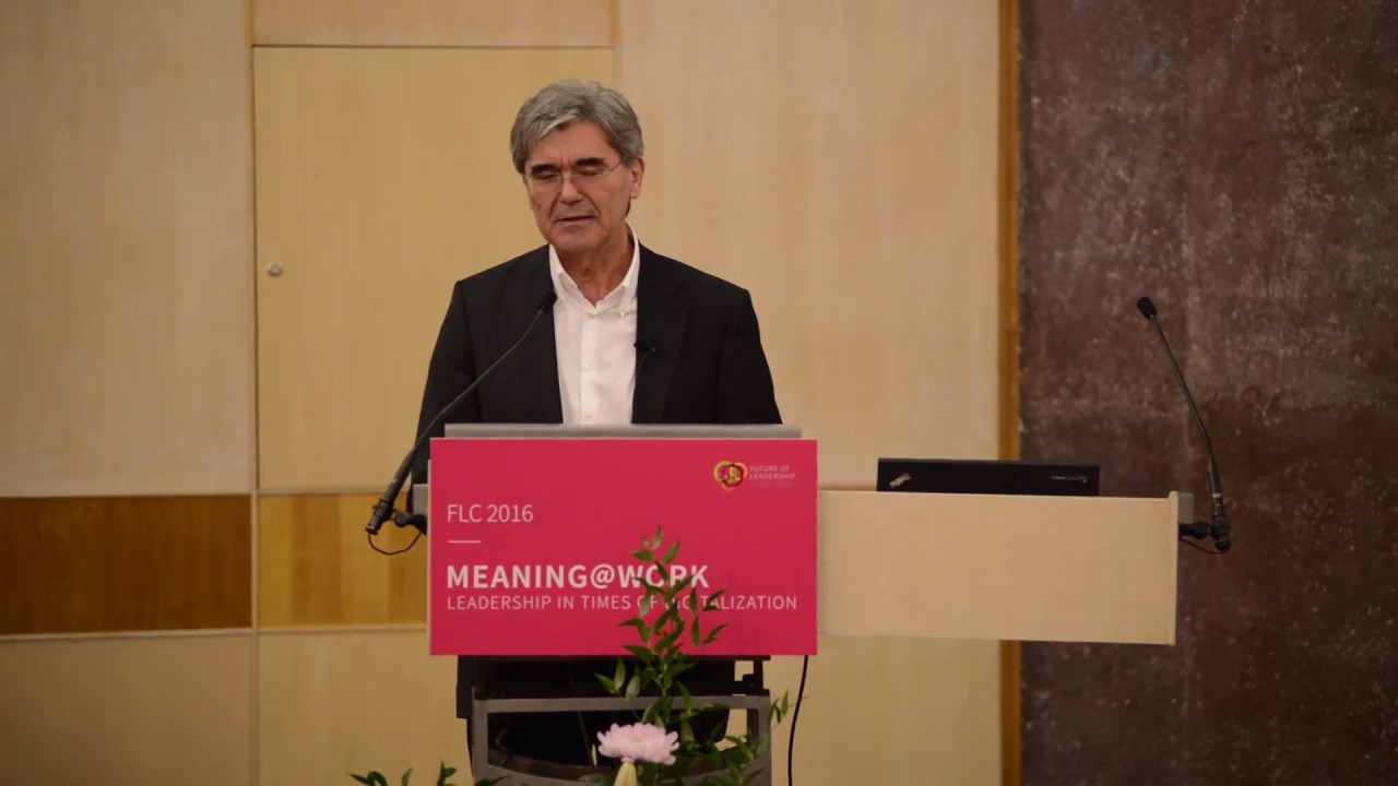 Business to Society & Ownership Culture | Joe Kaeser, CEO of Siemens | FLI Conference 2016