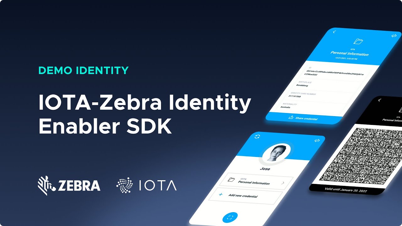 Demo Identity Enabler of the Zebra-IOTA Edge SDK