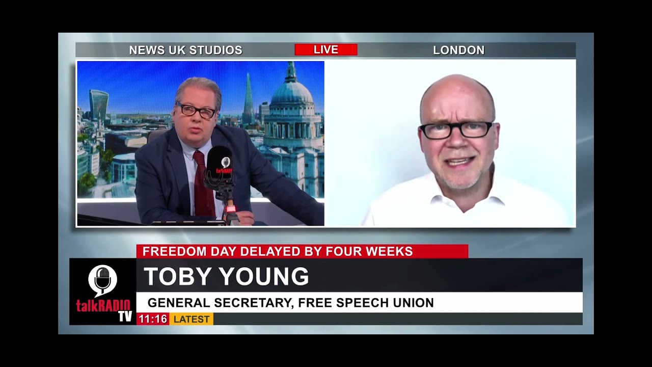 Toby Young reacts to the four-week lockdown extension.