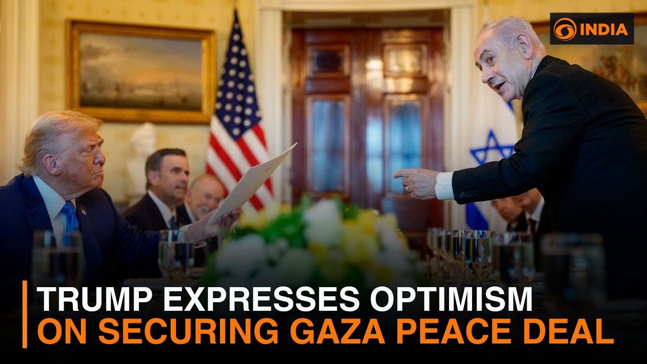 Trump Expresses Optimism on Securing Gaza Peace Deal | DD India