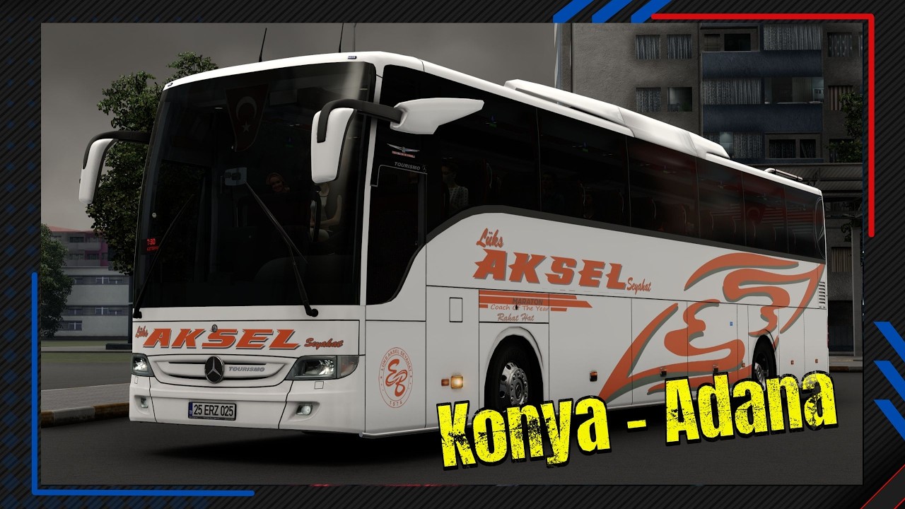 🚌 OB Tourismo 16 RHD 2015 | Konya - Adana Seferi | OB Map v1.4.2 | ETS 2