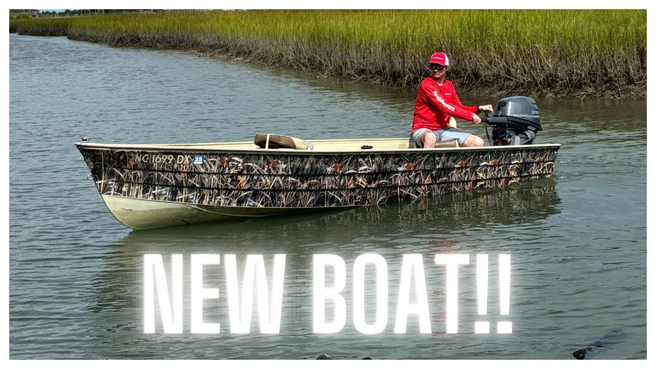NEW BOAT! - I bought a FIBERGLASS duck boat!