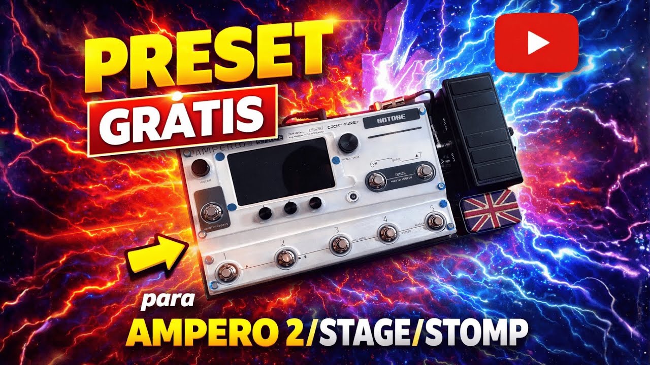 FREE WORSHIP PRESET | AMPERO 2 / STAGE / STOMP | GUTO BARRETO