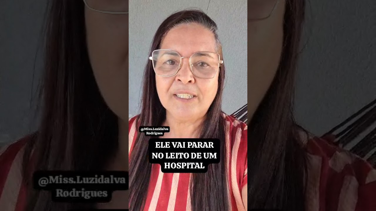 Ele vai pro leito de um hospital