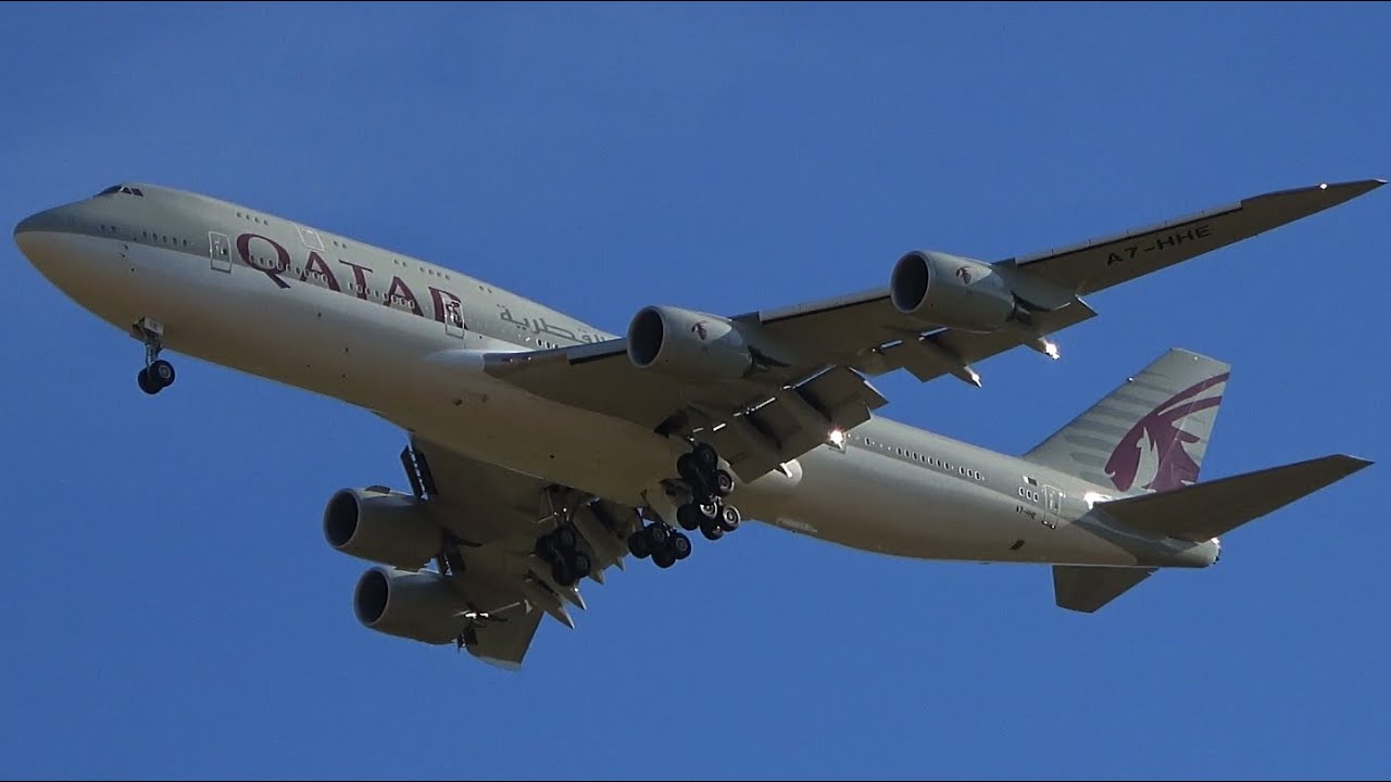 QATAR Boeing 747-8 BBJ Brings Royals For The Queen’s Funeral