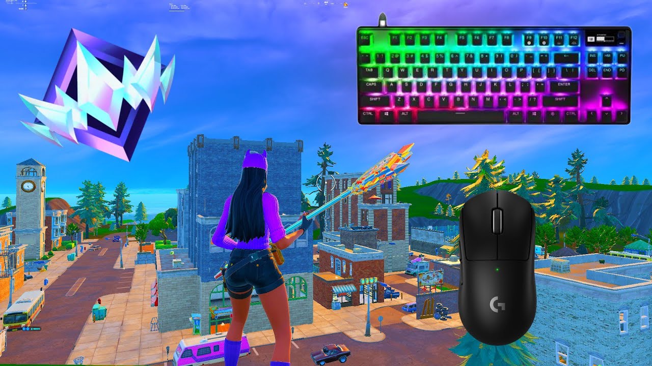 SteelSeries Apex Pro TKL Gen 3 ASMR 😴 Ranked Reload 👑Satisfying Keyboard Fortnite 360 FPS 4K