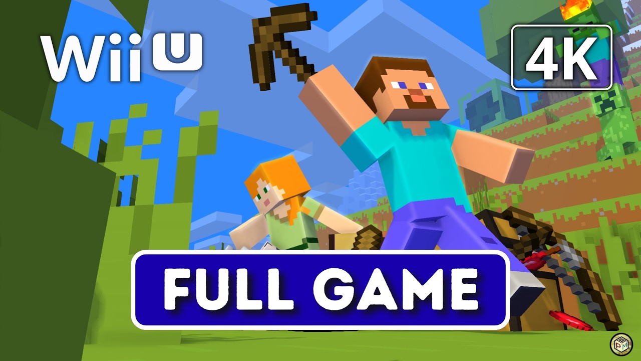 MINECRAFT WII U EDITION | Full Game Walkthrough | 4K 60FPS | No Commentary