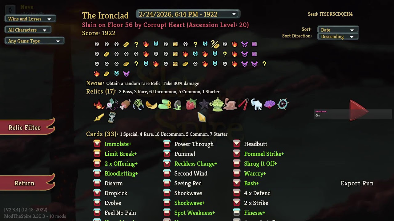 9 Days - A20H Slay the Spire