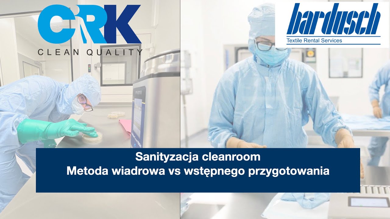 Sanityzacja Cleanroom - metoda wiadrowa i wstępnego przygotowania - system Vileda Professional