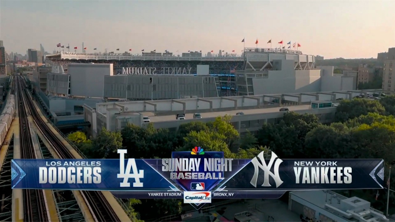 Sunday Night Baseball on NBC intro | LAD@NYY | 7/19/2026