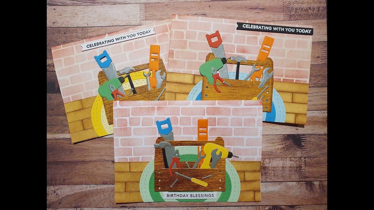 Tool box birthday cards