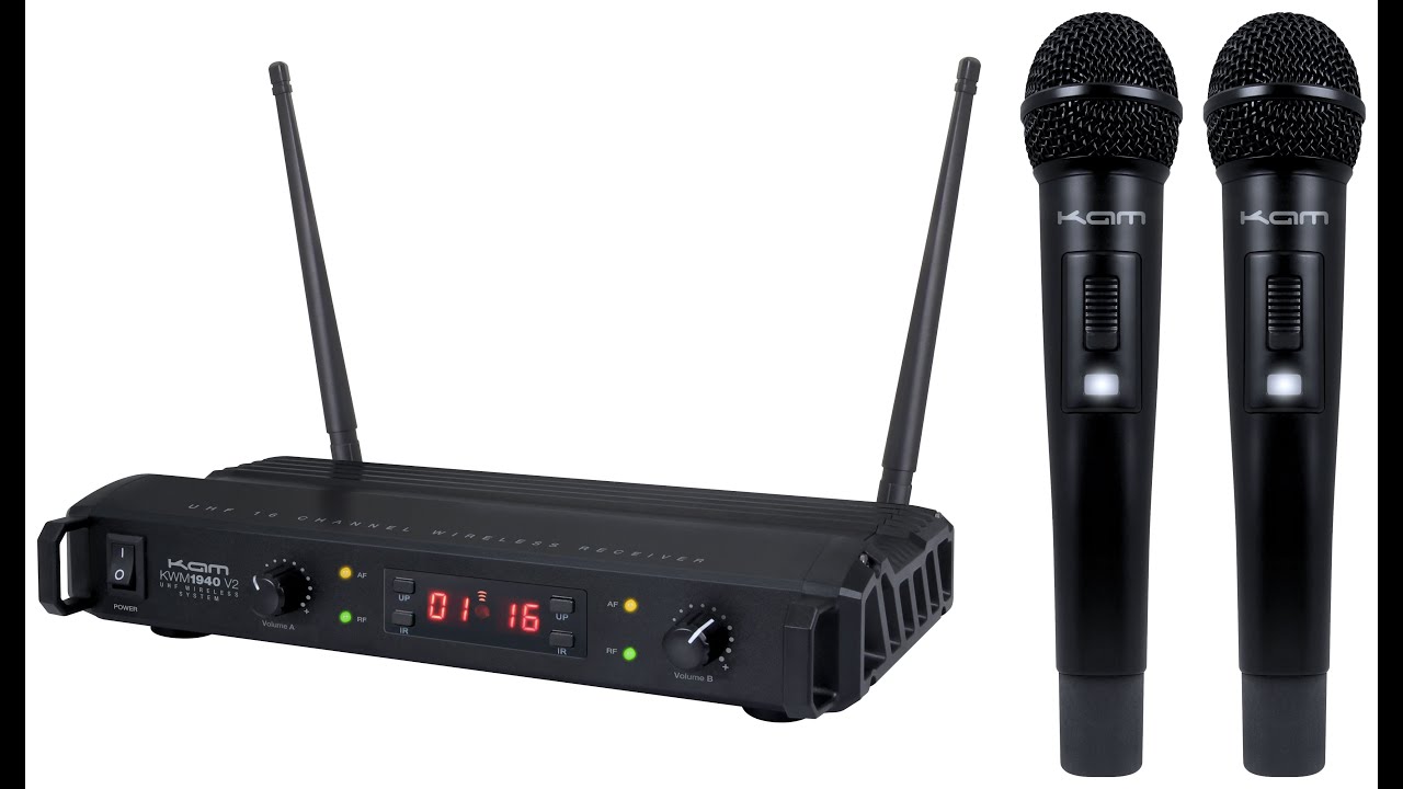 Kam KWM1940 HH V2 Twin Wireless Microphone System