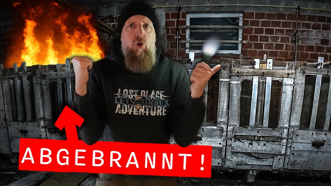 HORROR-KUHSTALL & ABGEBRANNTES HAUS! 😱🔥 NACHTS AUF DEM VERLASSENEN BAUERNHOF!