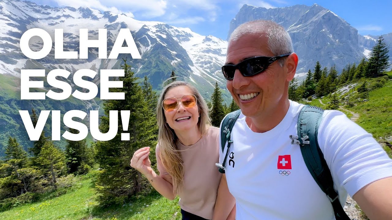 TRILHA na montanha Fürenalp nos ALPES SUÍÇOS de ENGELBERG! 4K🇨🇭