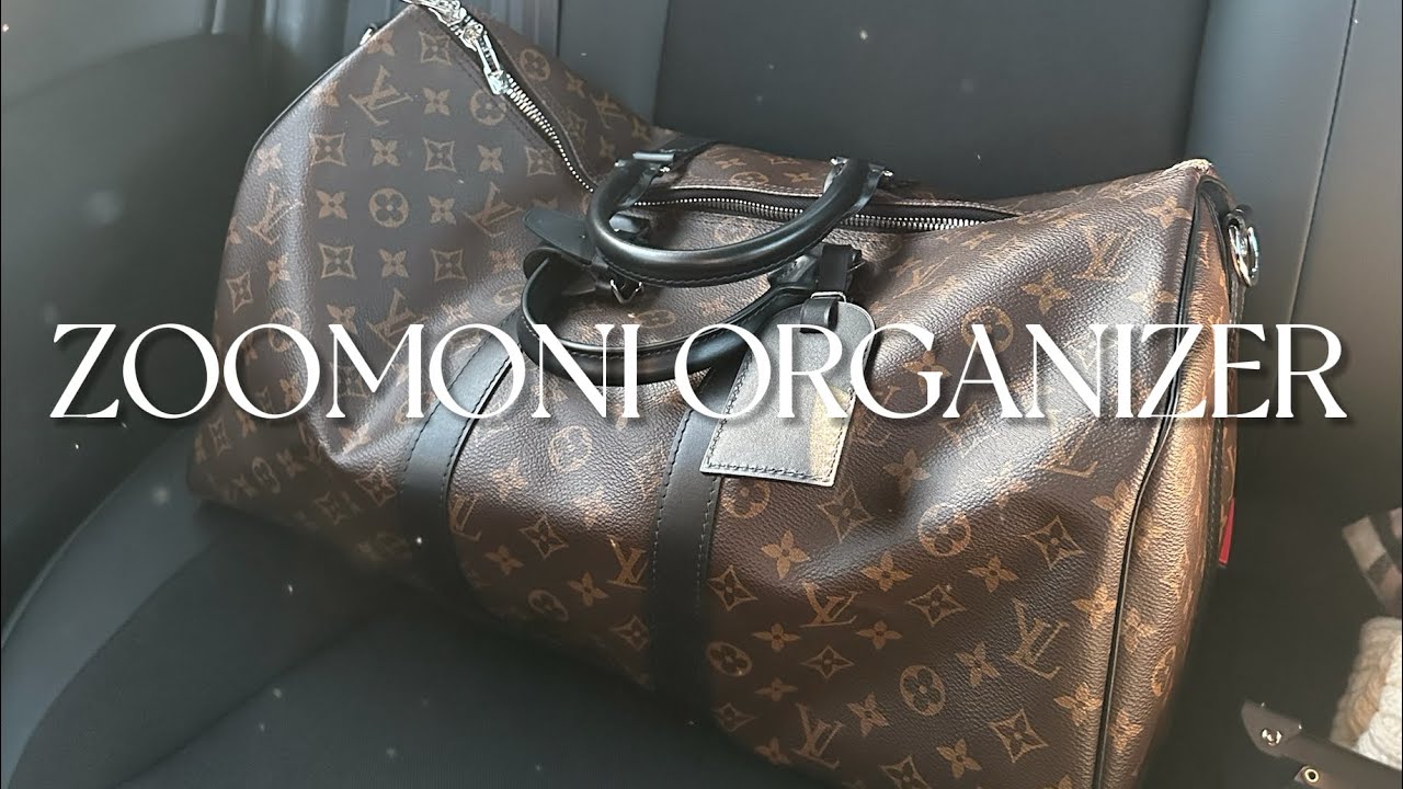 ZOOMONI ORGANIZER REVIEW | LOUIS VUITTON KEEPALL 45 MACASSAR | COLLAB🤍
