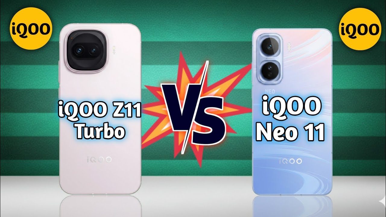 iQOO Z11 Turbo vs iQOO Neo 11 🔥 Full Specs Comparison | Camera, Performance | Under ₹34,999