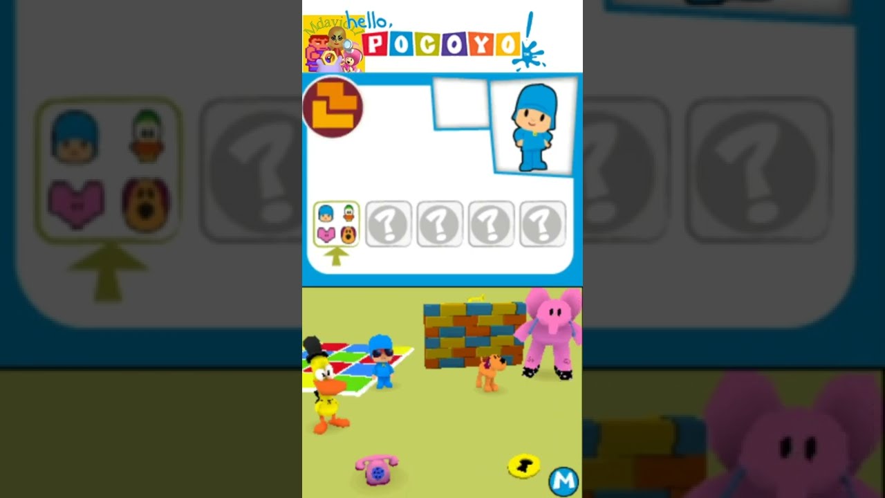 Pocoyó y sus amigos buscando a arañita. ¡Hola Pocoyó! Capítulo 7 en tu Nintendo DS.