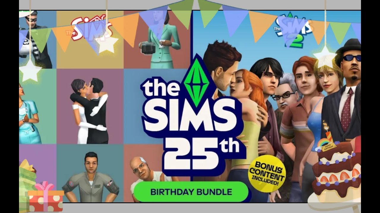 Y2K is back!  Time Travel 25 years back with the Sims 25th Birthday Bundle: The Sims 1!