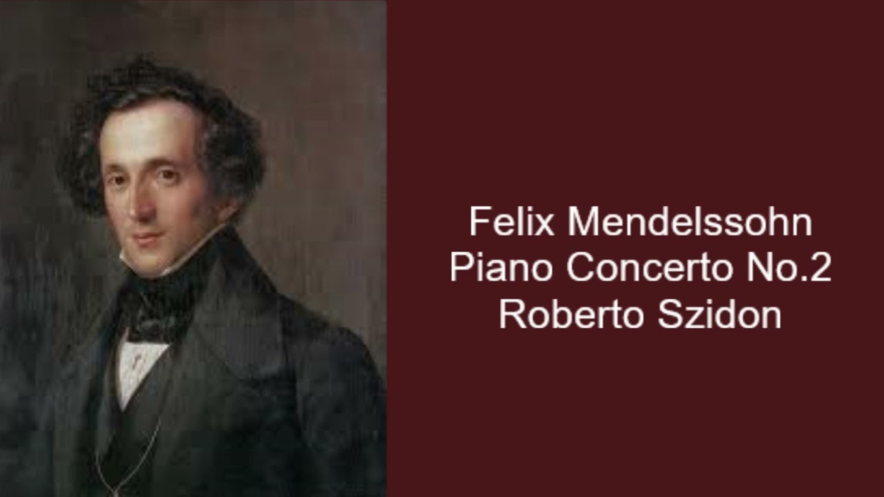Felix Mendelssohn: Piano Concerto No.2; Szidon, Rundfunk Sinfonieorchester Frankfurt, Dixon