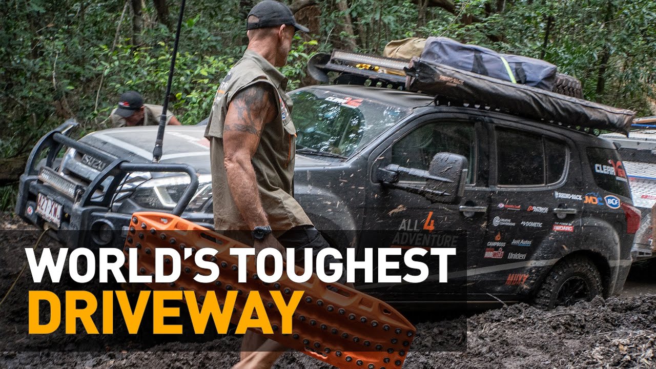 World's TOUGHEST Driveway &mdash; Literally breaks 4WDs like nothing!