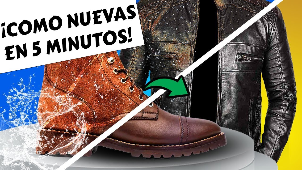 ¡Deja De Destruir Tus Zapatos y Chaqueta De Cuero! (Repara El Cuero Mojado En 5 Minutos)