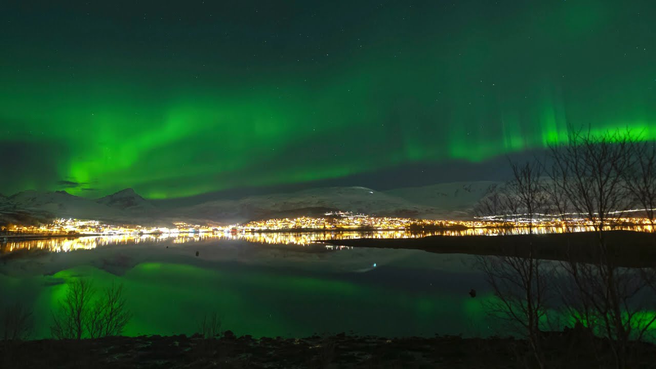 20250228 Aurora | Northern Lights | Nordlys | Tromsø Norway, 4K HDR Håkøya