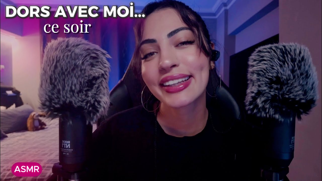 ASMR - Je reste avec toi jusqu’à ce que tu dormes 🌙 | Chuchotements très proches (40 min)