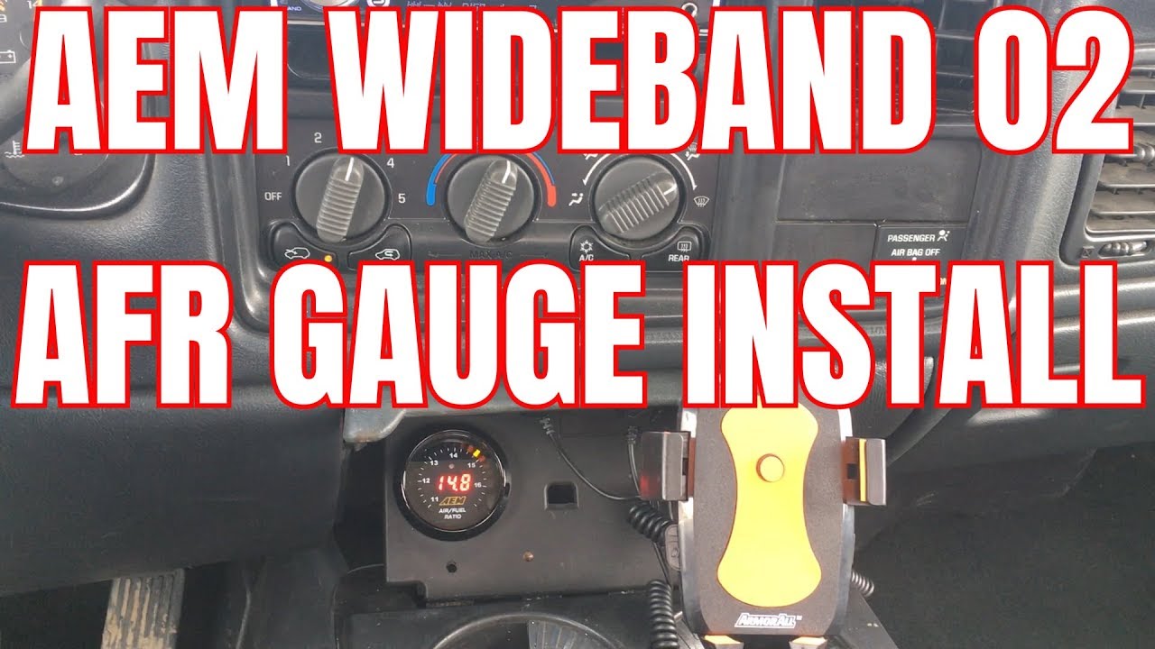 Lowbuck LS Turbo - Part 2 - AEM 30-4110 Wideband O2 AFR Gauge Install