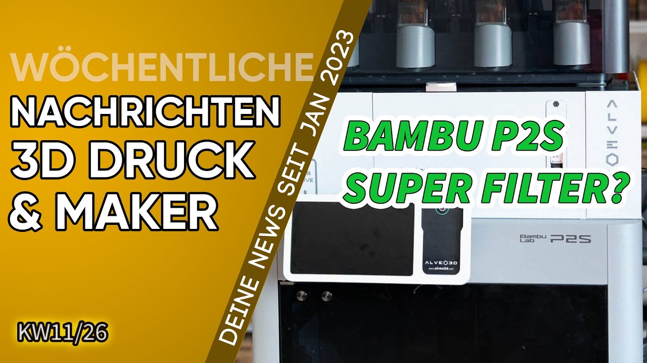 3D-Druck und Maker News der Woche | Zwischen Teaser, Technik und Praxisfrage