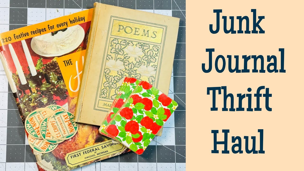 Junk Journal Thrift Haul