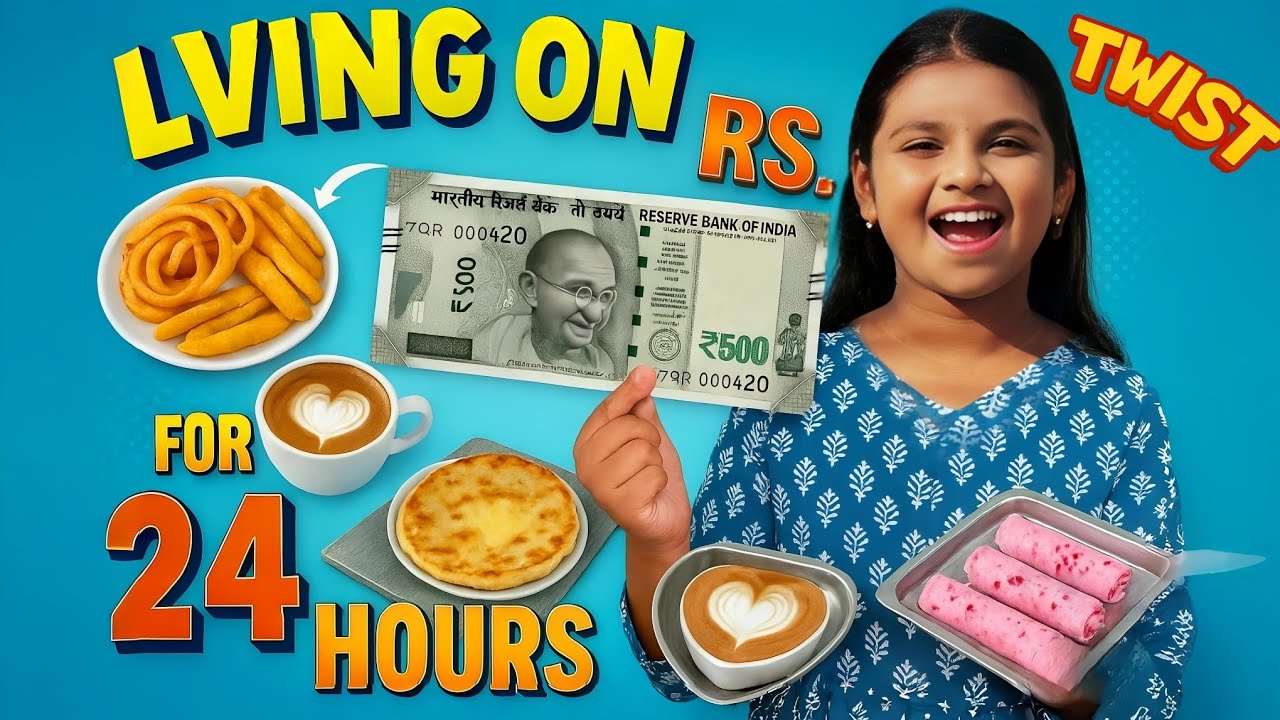 Living on ₹500 for 24 Hours… With a Twist! 😱💸 | #ItsJennyTime