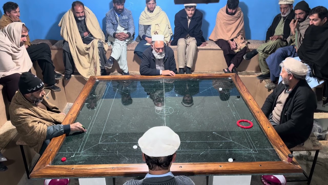 Carrom double match 2 rival teams 🇵🇰vs🇧🇷 grand match ￼￼￼#carrom #carromboard #viral 
