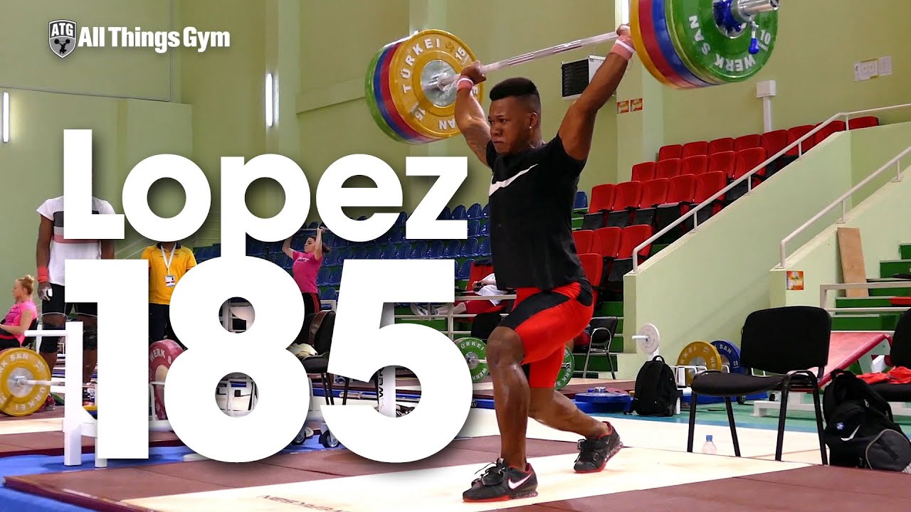Yeison Lopez (77kg) Heavy Training 150kg Snatch, 160kg Power Clean 185kg Clean & Jerk Workout