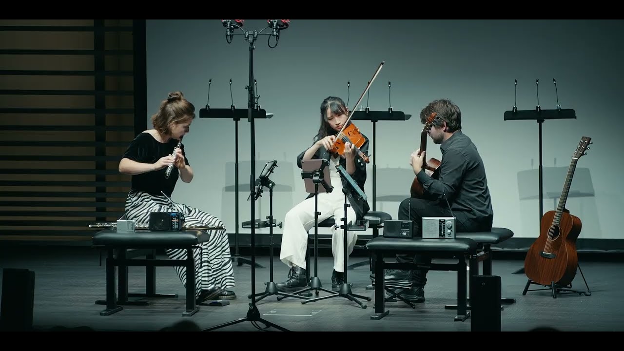 Rudolf Kelterborn: Six Short Pieces, for Flute, Viola and Guitar, mvt. V