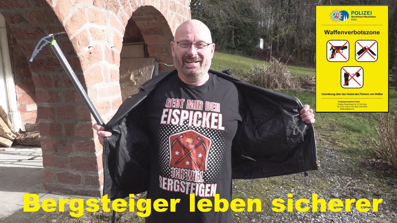 Icepicks, Hammers: Deadly? Waffenverbotszonen-Waffen. (English+Deutsch)
